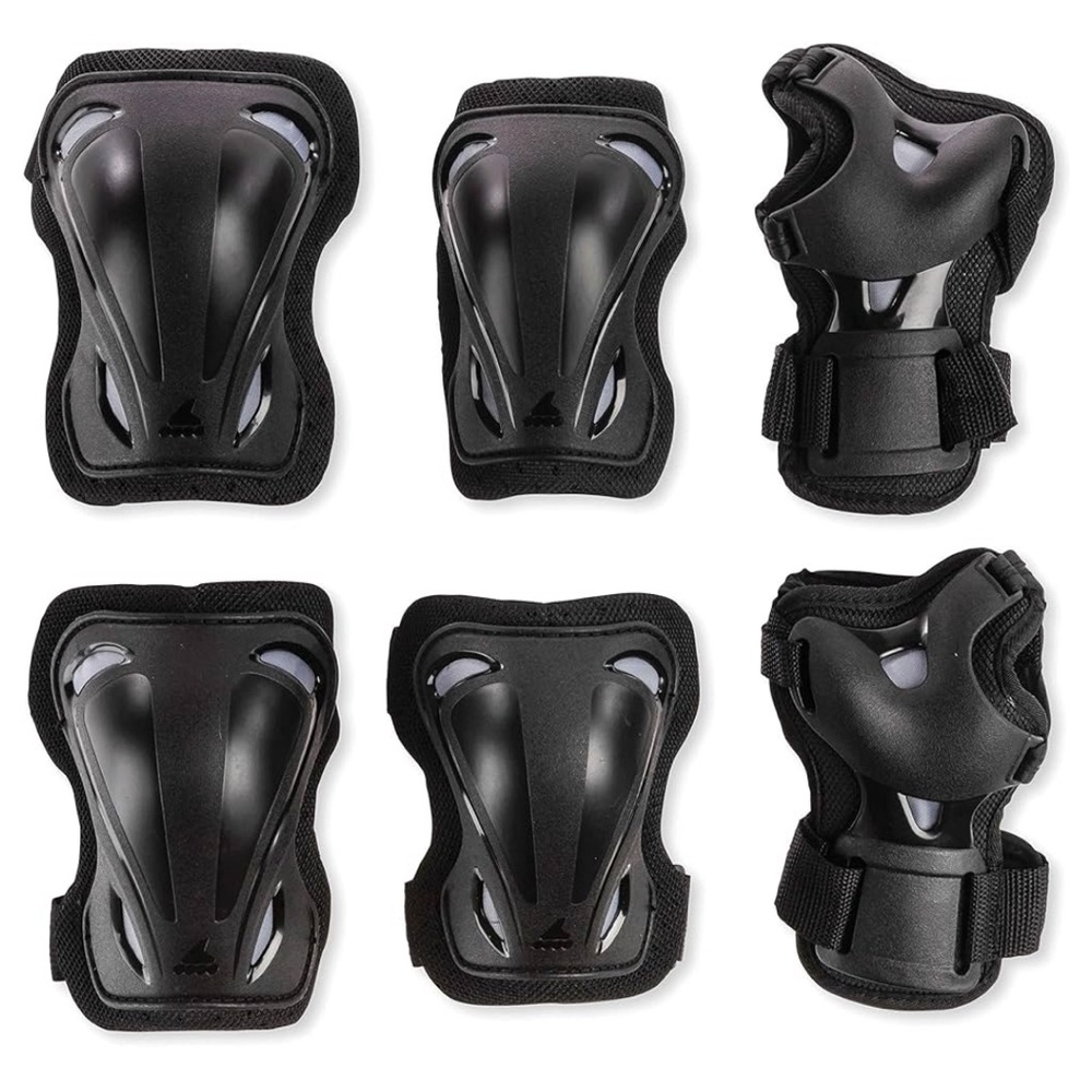 Women's Black Protective Gear Set